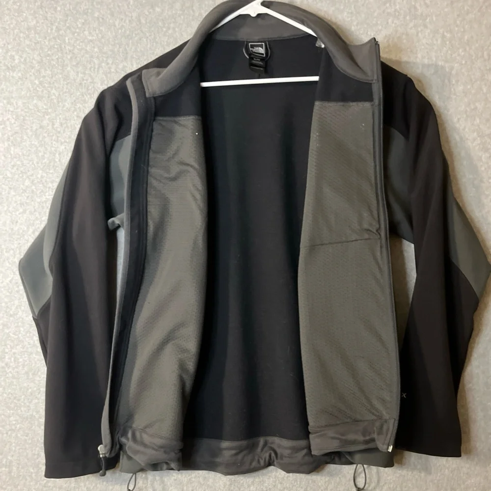 The North Face Men’s Apex Jacket XL Grey Full Zip Primaloft Lined Coat